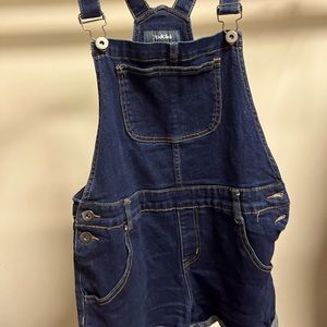 Denim Short Overalls